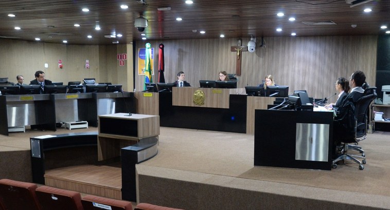 #PraTodosVerem: Na fotografia aparece a Corte Eleitoral do TRE-PB em Sessão de Julgamentos.