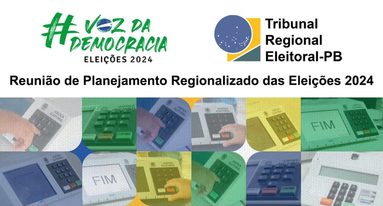 Banner alusivo à Reunião de Planejamento Regionalizado das eleições 2024.