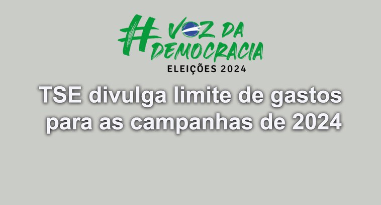 Card com logotipo das eleições 2024